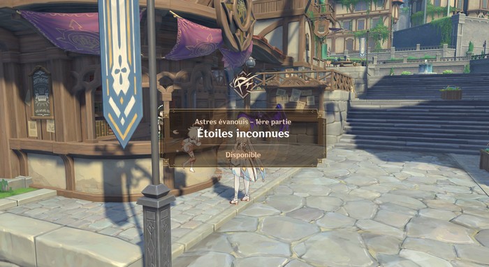 la quête Astres inconnus