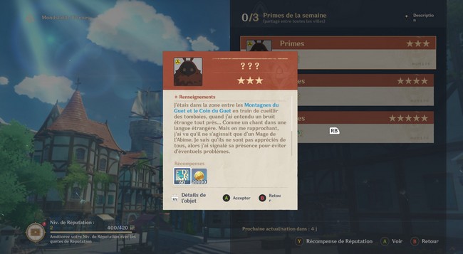 les Primes genshin impact