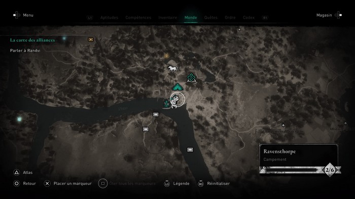 localisation Joueur d’Orlog 3 Ravensthorpe