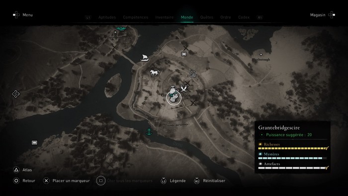 localisation Joueur d’Orlog 5 Grandebridgescire