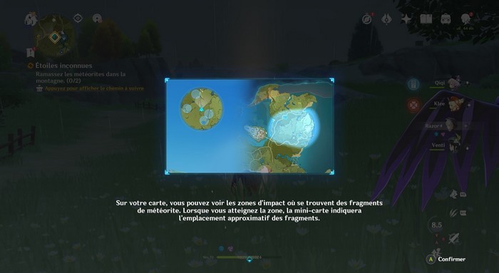 ou se trouvent des fragments de météorite ?