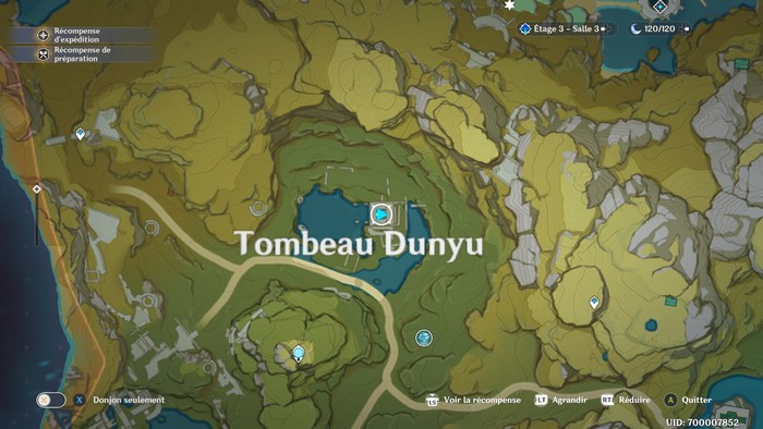 Emplacement spectre 3