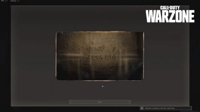 ce prisonnier a laissé un message