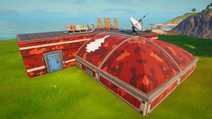 emplacement avant-postes de Neigionnaire au sud-est de Steamy Stacks