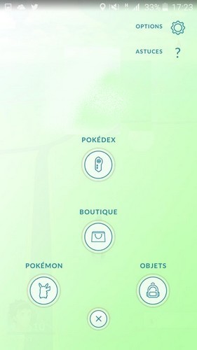 Appuyez sur Boutique