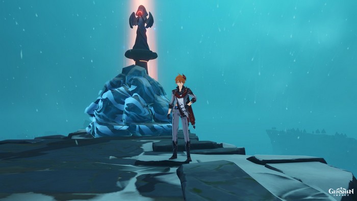 Monts Dosdragon Genshin Impact décongeler et déverrouiller la statue des sept