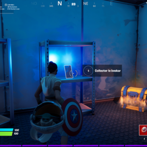 Emplacement de l'acier beskar des entrailles du Requin dans Fortnite