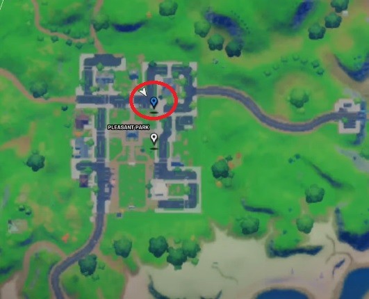Emplacement de l'indice de Pleasant Park