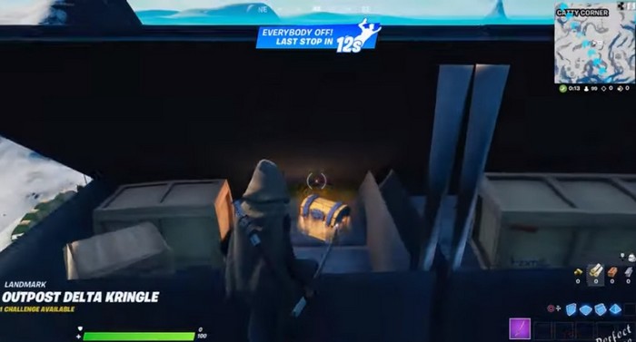 Emplacement des coffres Avant-poste de Neigionnaire de Catty Corner