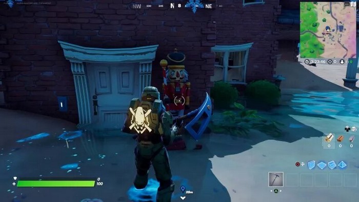 Emplacement statue de Casse-Noisette de Salty Towers