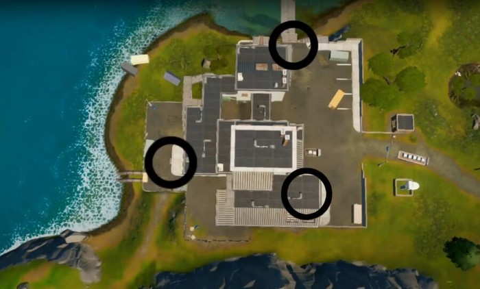 emplacements des preuves à Flush Factory