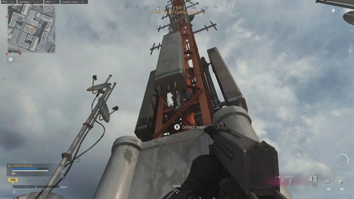 emplacement de l'indice Des interférences arrivent du Bunker 11