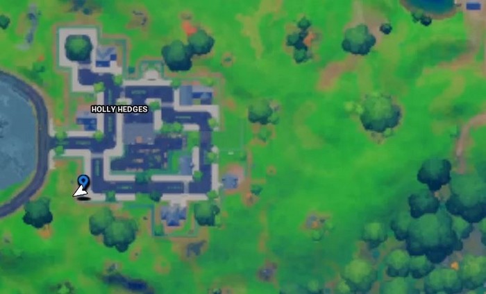 Emplacement de l'indice de Holly Hedges