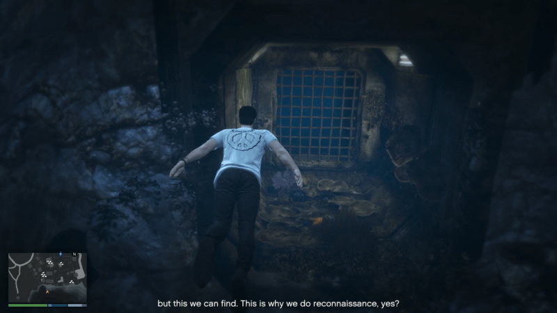 Le tunnel d’évacuation