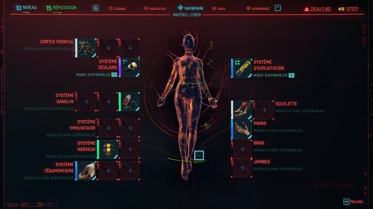 Liste de tous les implants Matériel Cyber Cyberpunk 2077 - topactualites.com