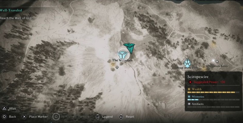 Sciropescire-L'Autel de Wroeken dans Assassin's Creed Valhalla