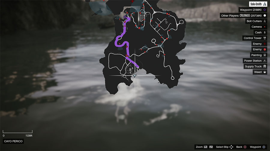 Tunnel d'évacuation d'eau au sud de l'île