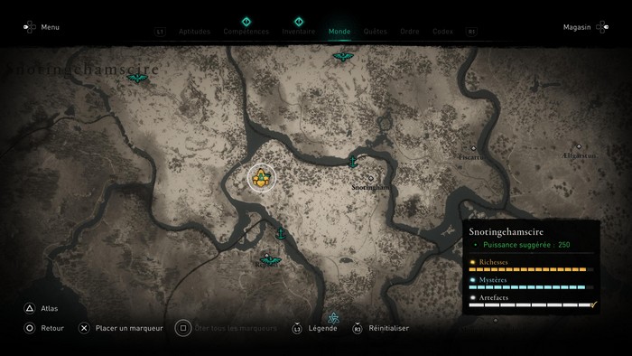 emplacement MASQUE DE MENTOR