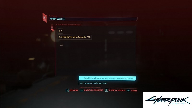 un message de Mama Welles