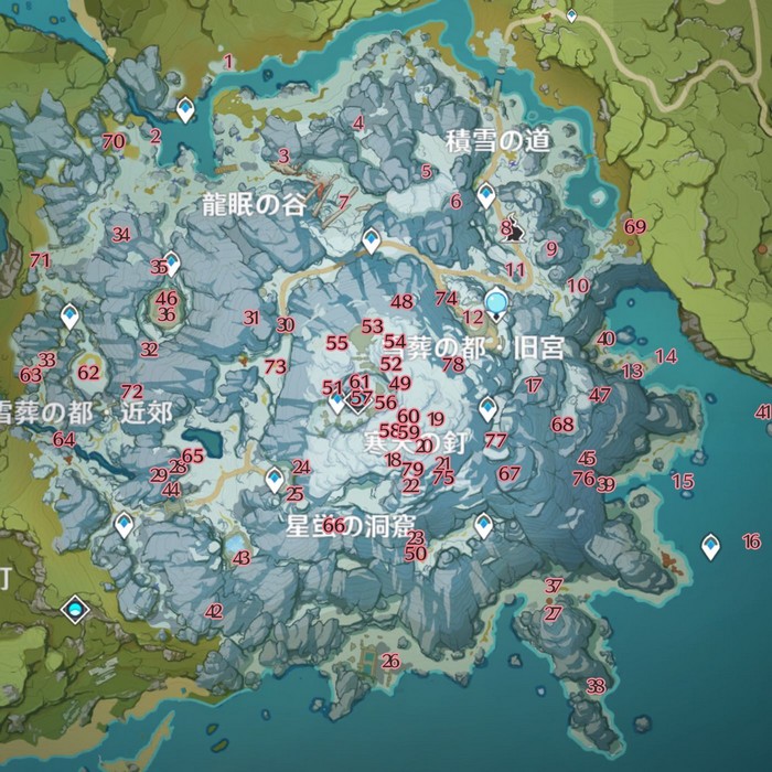 Tous les emplacements des agates pourpres dans Genshin Impact