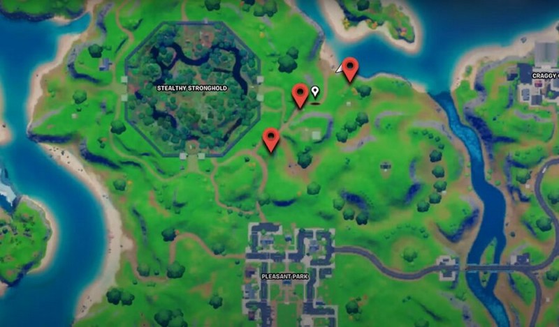 Tous les emplacements des cercles enflammés dans Fortnite saison 5