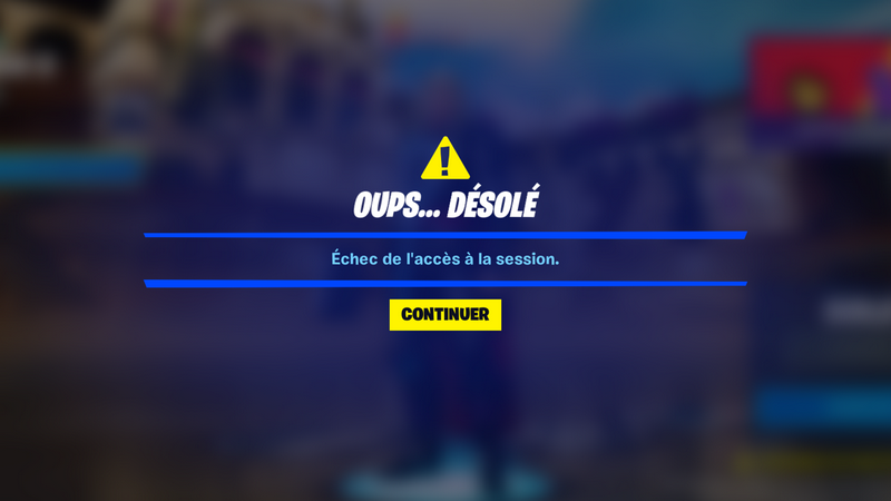 Problèmes de matchmaking et de connexion sur Fortnite le 15 décembre 2020