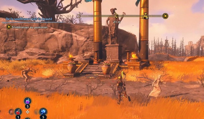 Cette petite lyre se trouve à l’est de l’Observatoire