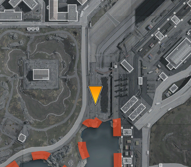  Un réservindice d'influence extérieure 5 Call of Duty Warzoneoir avec plusieurs entrées inaccessibles se trouve au sud-ouest du port, dans l'une de ces entrées, un sac à dos peut être trouvé. Interagissez avec ce sac à dos pour collecter le cinquième renseignement sur l'influence extérieure.