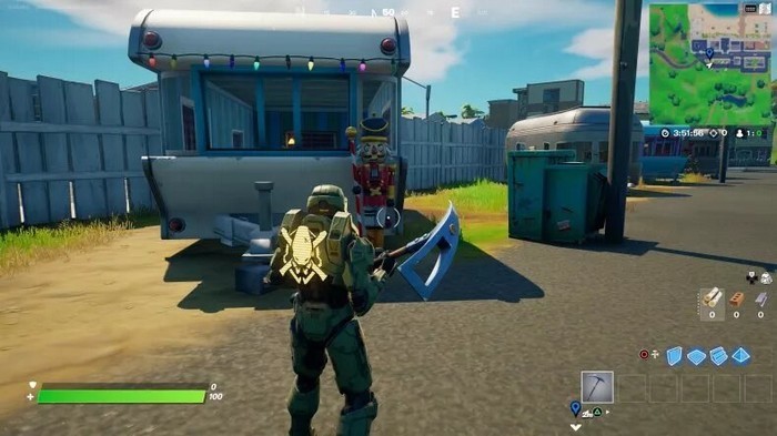 Emplacement statues de Casse-Noisette de Sweaty Sands