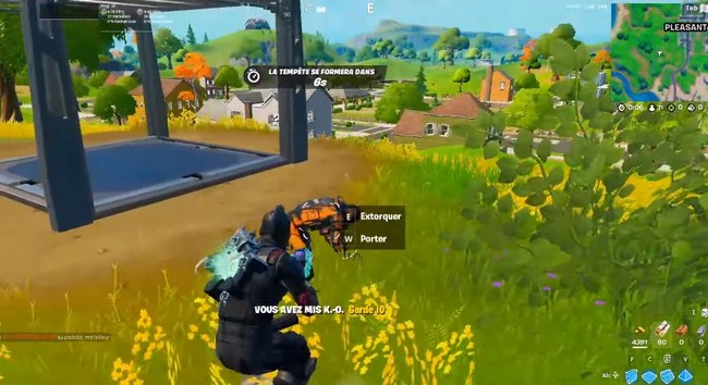 Extorquer un garde IO dans Fortnite