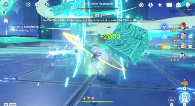 Genshin-Impact hypostase Anémo pure "Symphonie hypostase"