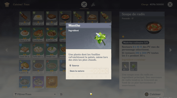 Menthe Matériaux De Cuisine