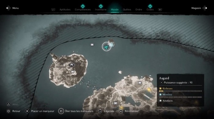 La lamentation de Njord AC Valhalla ? Mystère d'Asgard