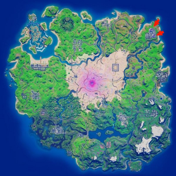 L'emplacement des réacteurs de Steamy Stacks dans Fortnite