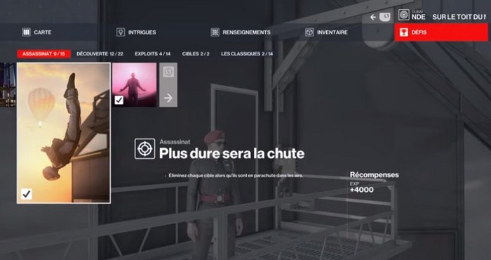 Plus Dure Sera La Chute hitman 3 guide
