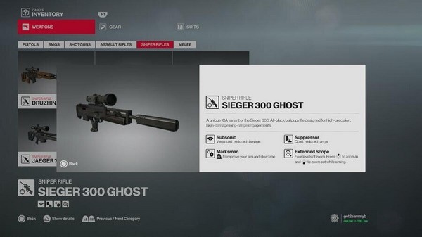 Sieger 300 Ghost ou Hackl Leviathan Sniper Rifle Convert