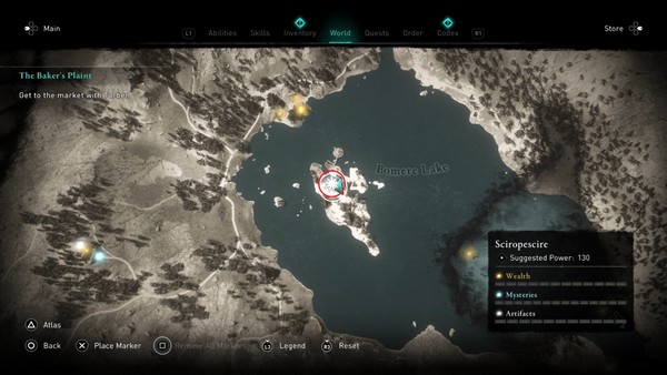 Symboles maudits Sciropscire les emplacements dans Assassin’s Creed Valhalla