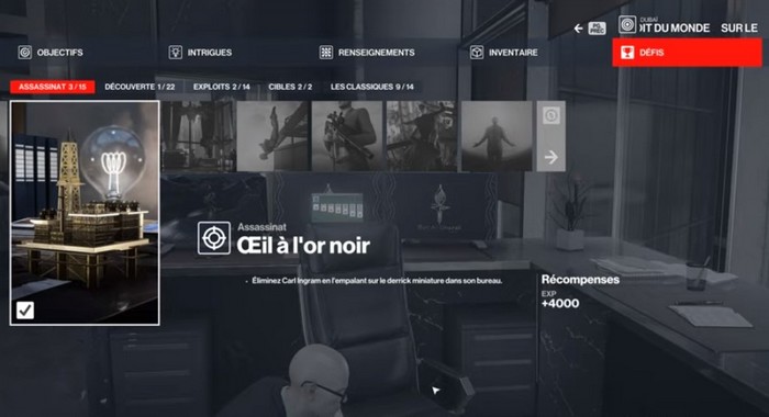 Hitman 3: Comment relever le défi d'assassinat l'Œil à l’or noir?