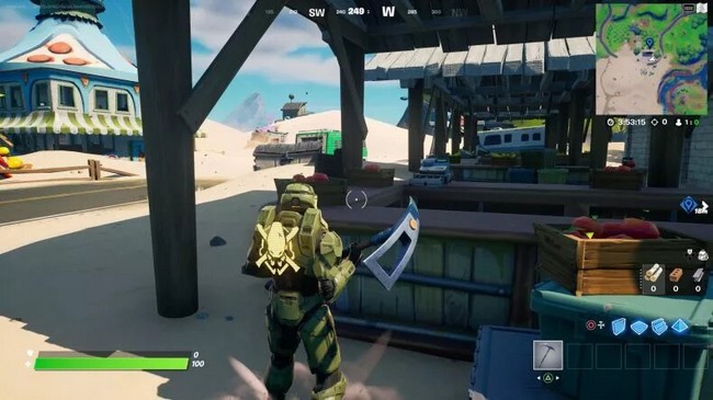emplacements caisses de tomates dans Fortnite saison