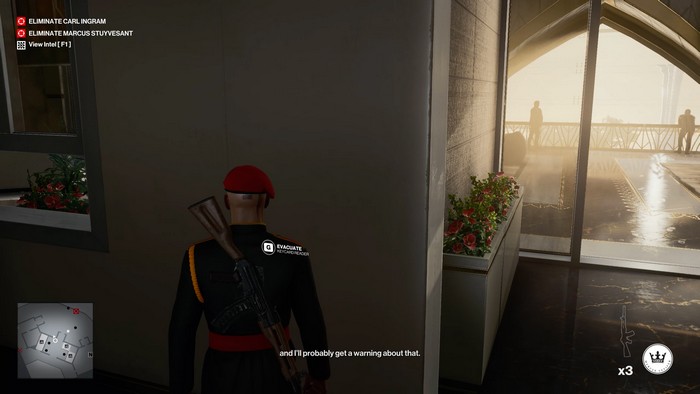 Utilisez la carte-clé sur les panneaux du Penthouse pour déclencher une évacuation.