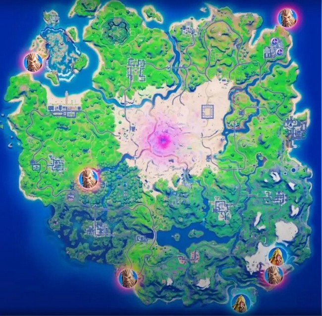 emplacement Bigfoot à Fortnite saisosn 5