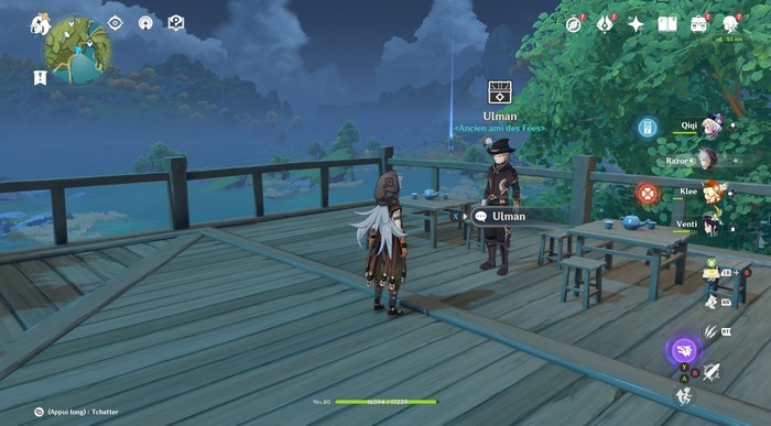 Emplacement d'Ulman dans Genshin Impact 