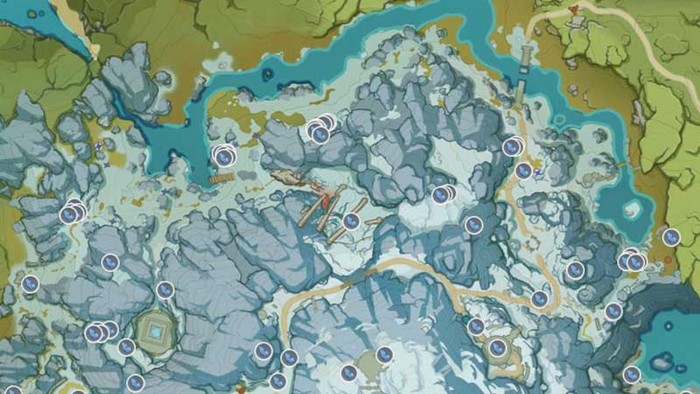 emplacements des minerais d'argétoile à Vallée Ronfledragon