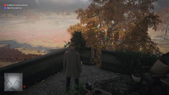 hitman 3 emplacement dartmoor Échelle de balcon