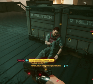la mission Chippin'In dans Cyberpunk 2077