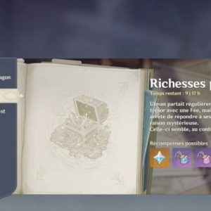 l'événement Richesse perdues