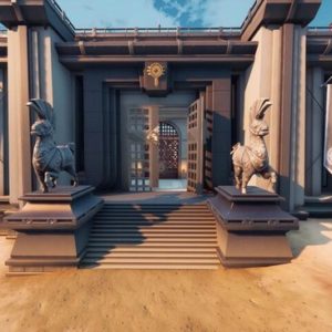 statues de pierre en Colossal Colesium dans Fortnite