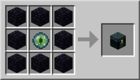 un coffre de l'Ender dans Minecraft