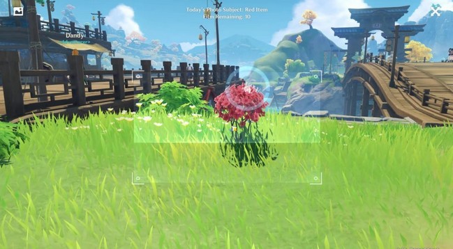 Comment avoir une photo rouge dans Genshin Impact