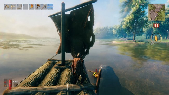 Comment naviguer sur un bateau à Valheim